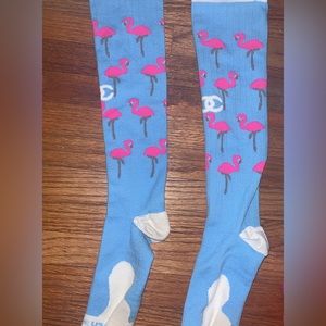 Pro compression socks - Flamingo